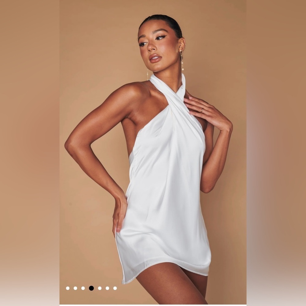SHOW ME YOUR MUMU Jasmine Halter Mini Dress